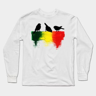 Three Little Birds BLK Long Sleeve T-Shirt